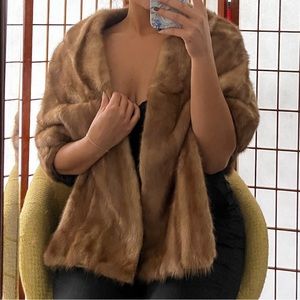 Vintage Mink Wrap